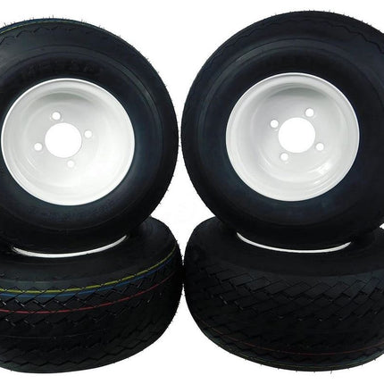 18x8.50-8 GTX OEM Golf Cart Wheels and Golf Cart Tires Combo - Set of 4 AMAZON