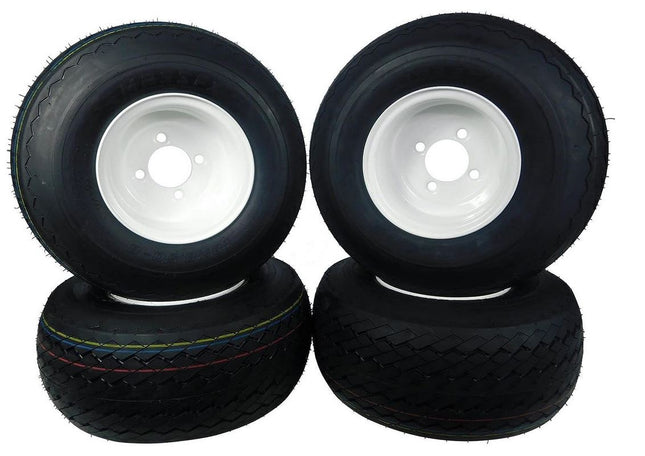 18x8.50-8 GTX OEM Golf Cart Wheels and Golf Cart Tires Combo - Set of 4 AMAZON