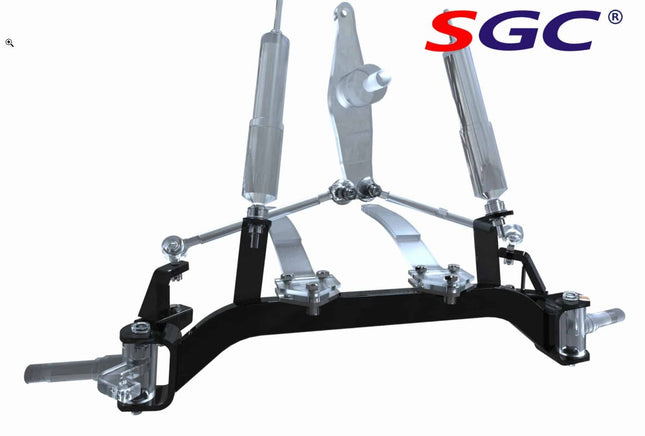 GC LIFT KIT – 6″ DROP AXLE KIT FOR EZGO MPT/ WORKHORSE 1200 (1994 – 2001.5) GAS STEELING