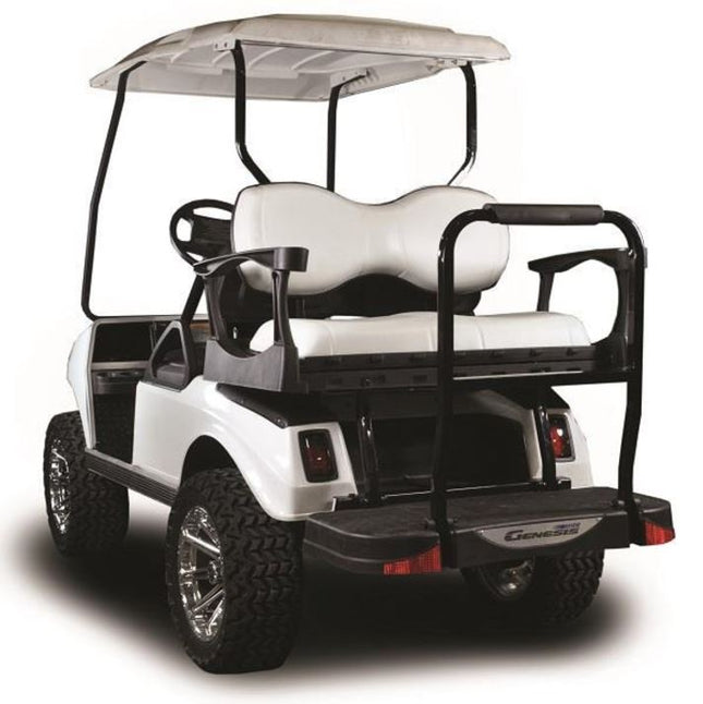 MadJax® Genesis 300 with Deluxe White Aluminum Rear Flip Seat - Club Car DS