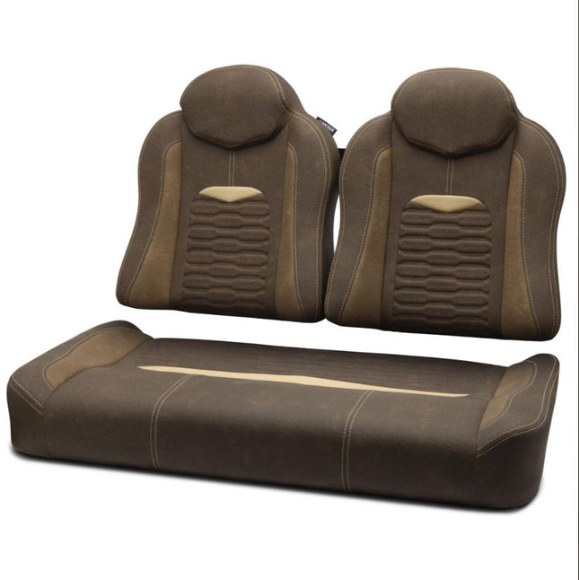 MODZ® FS3 FRONT SEAT FOR CLUB CAR & EZGO - BROWN BASE MODZ