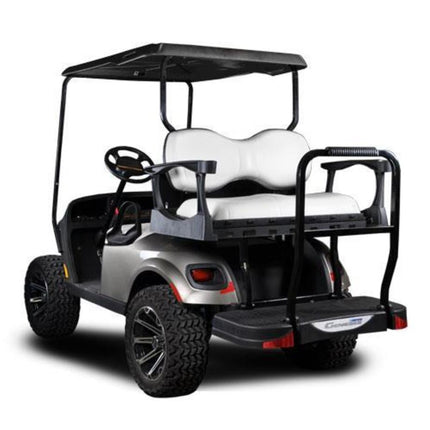 MadJax® Genesis 300 with Deluxe White Aluminum Rear Flip Seat - EZGO TXT