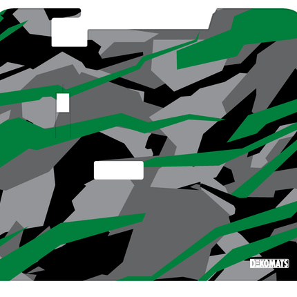 Green Abstract Camo Dekomats