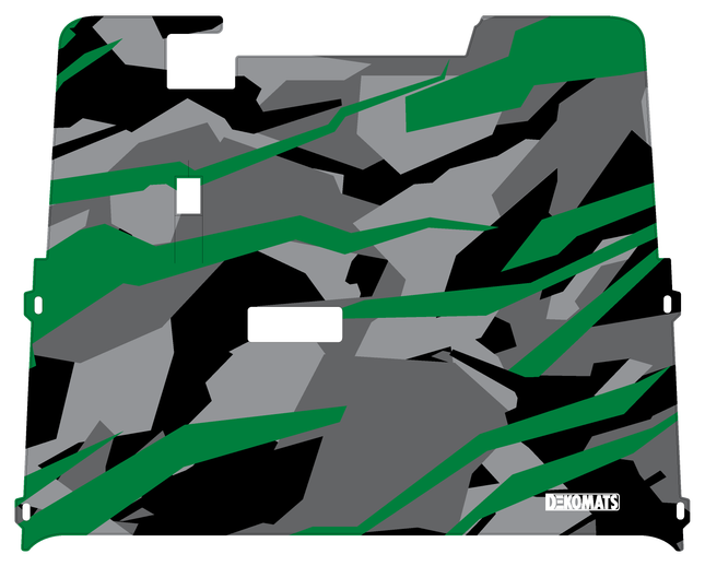 Green Abstract Camo Dekomats