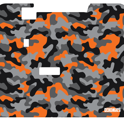 Orange Camo Dekomats