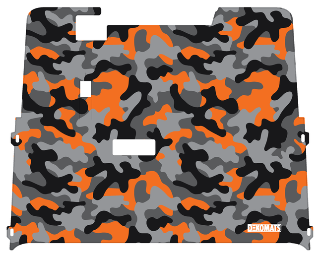 Orange Camo Dekomats