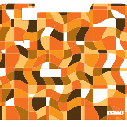 Orange Geometric Dekomats