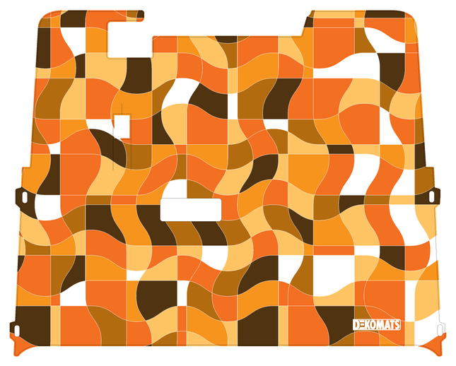 Orange Geometric Dekomats