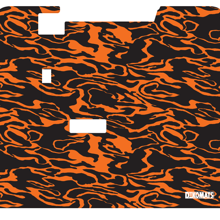 Orange Modern Camo Dekomats