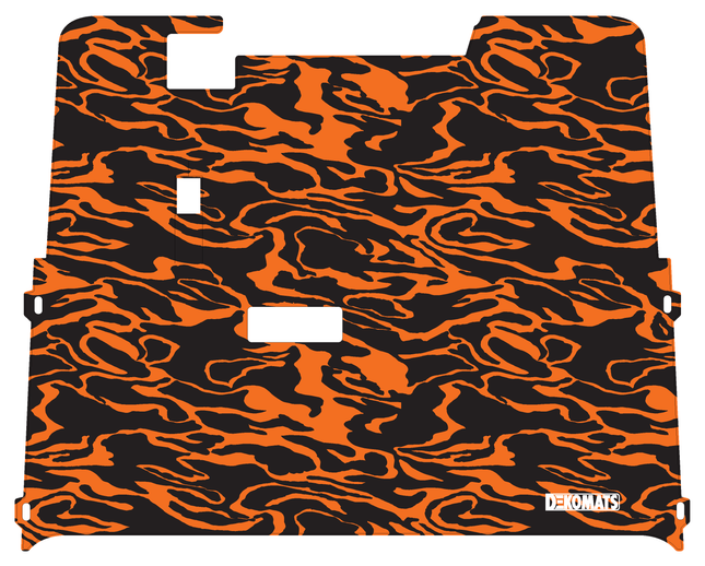 Orange Modern Camo Dekomats