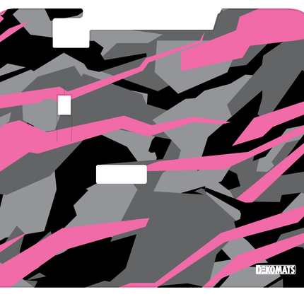 Pink Abstract Camo Dekomats