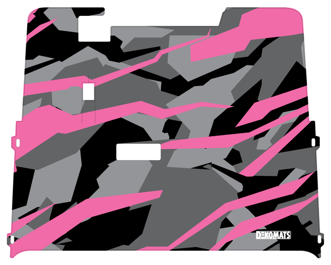 Pink Abstract Camo Dekomats