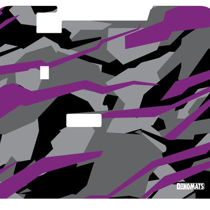 Purple Abstract Camo Dekomats