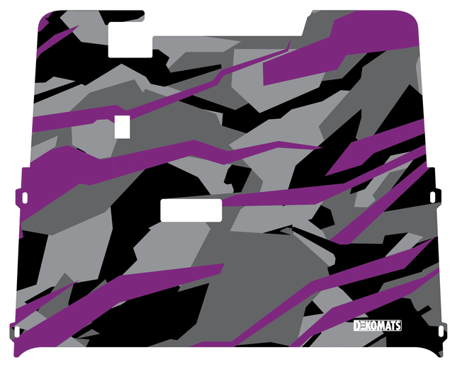 Purple Abstract Camo Dekomats