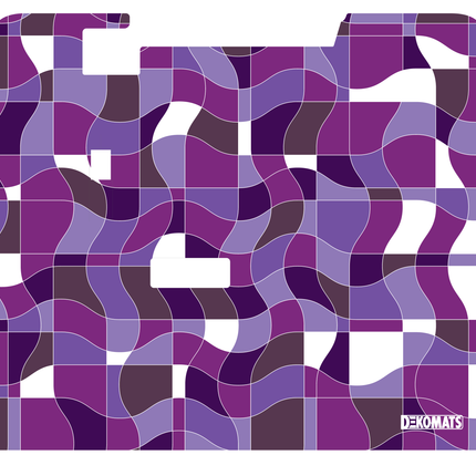 Purple Geometric Dekomats