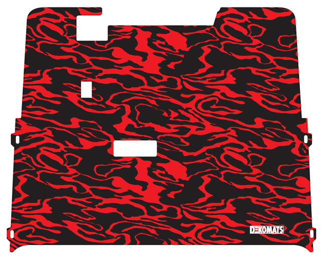 Red Modern Camo Dekomats