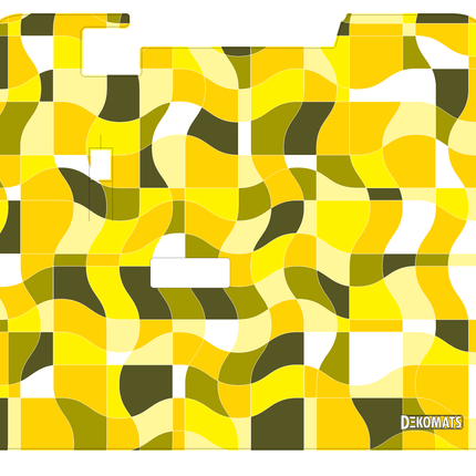 Yellow Geometric Dekomats