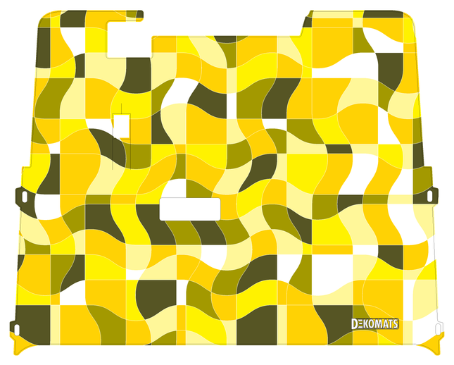 Yellow Geometric Dekomats