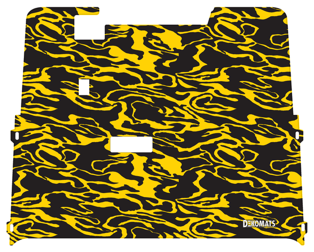 Yellow Modern Camo Dekomats