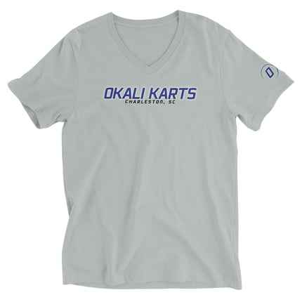 New Okali Karts Premium V-Neck T-shirt Gelato