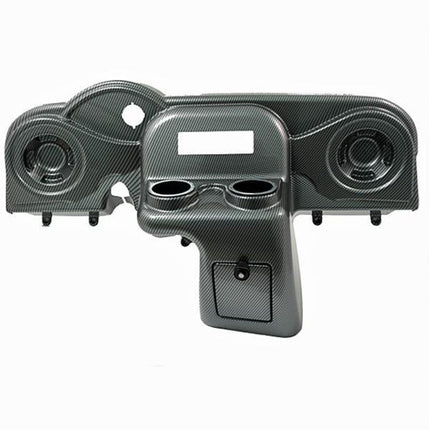 E-Z-GO RXV Elite Radio Console Carbon Fiber Weave Dash (Years 2008-Up) NIVEL