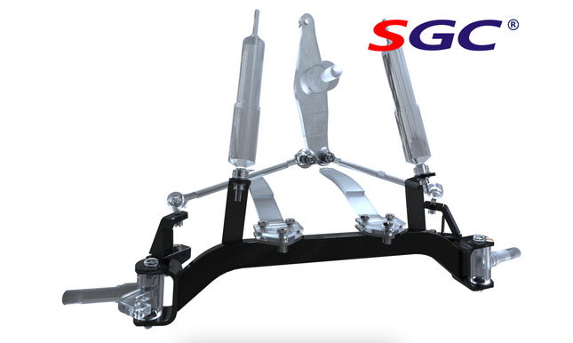 4” Drop Axle Lift Kit For EZGO TXT/PDS (1994.5-2001.5) Gas Golf Cart Steeleng