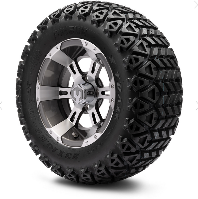 MODZ® 12" Ambush Gunmetal Wheels & Off-Road Tires Combo MODZ