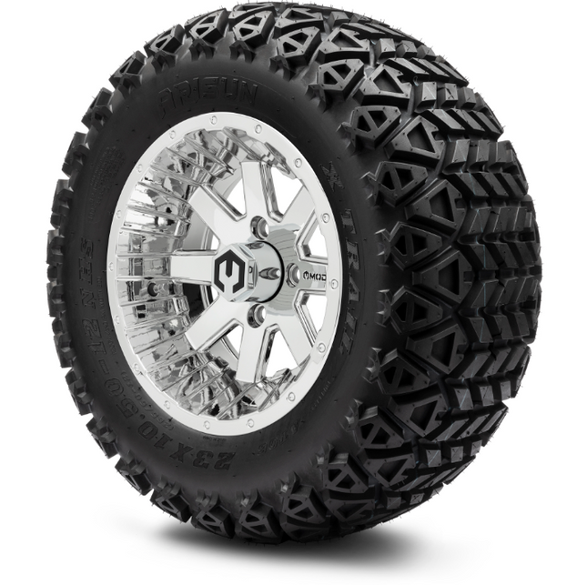 MODZ® 12" Assault Chrome Wheels & Off-Road Tires Combo MODZ