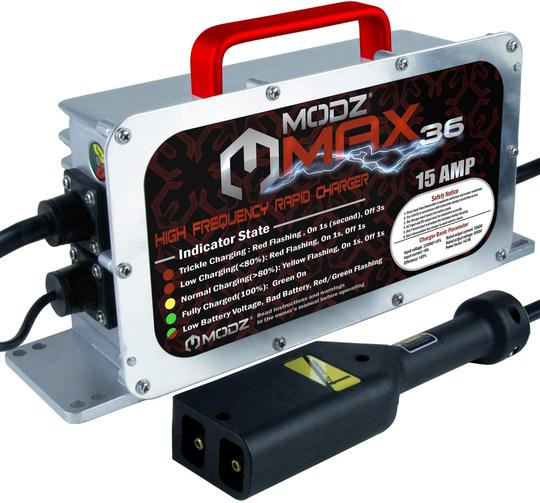 MODZ® MAX36 15 Amp EZGO TXT Battery Charger for 36 Volt Golf Carts MODZ